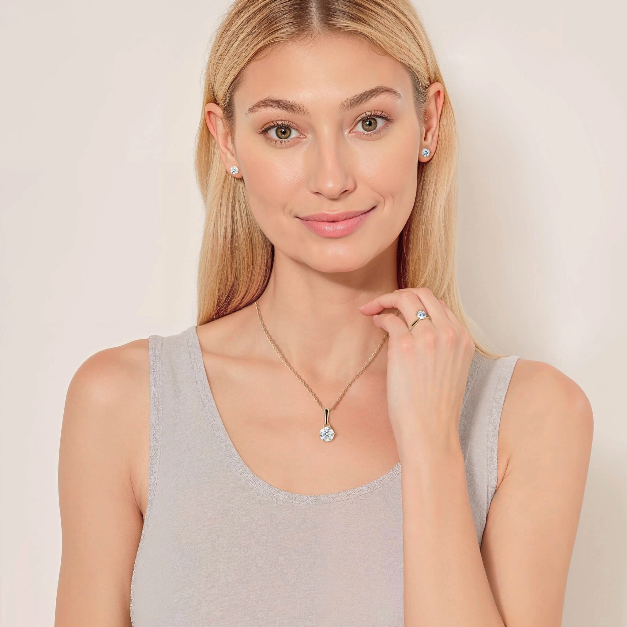Golden Stardust Moissanite Collection