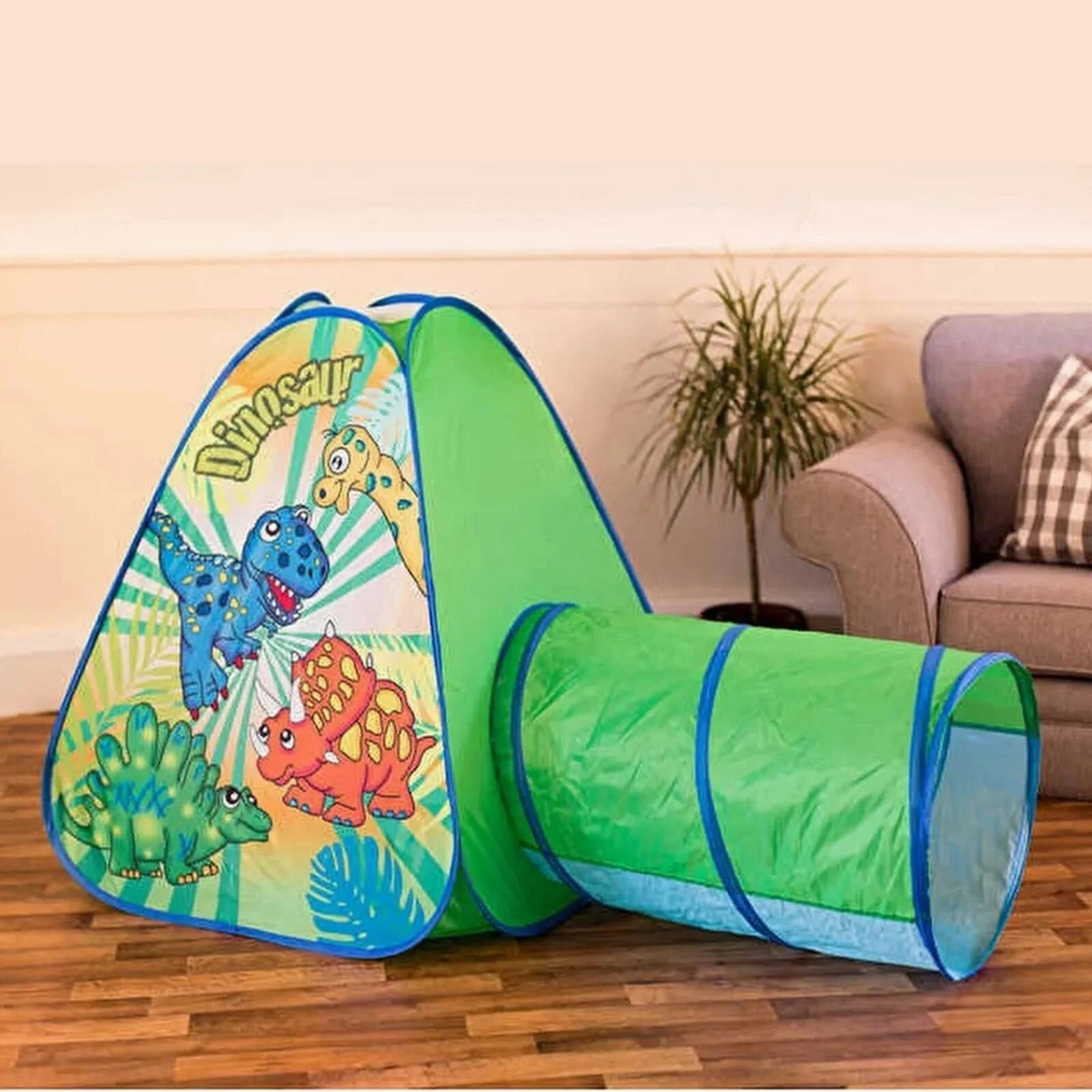 H Grossman Dino Play Tent & Tunnel