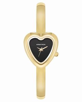 Heart Bangle™ | 24.9mm, Gold/Black