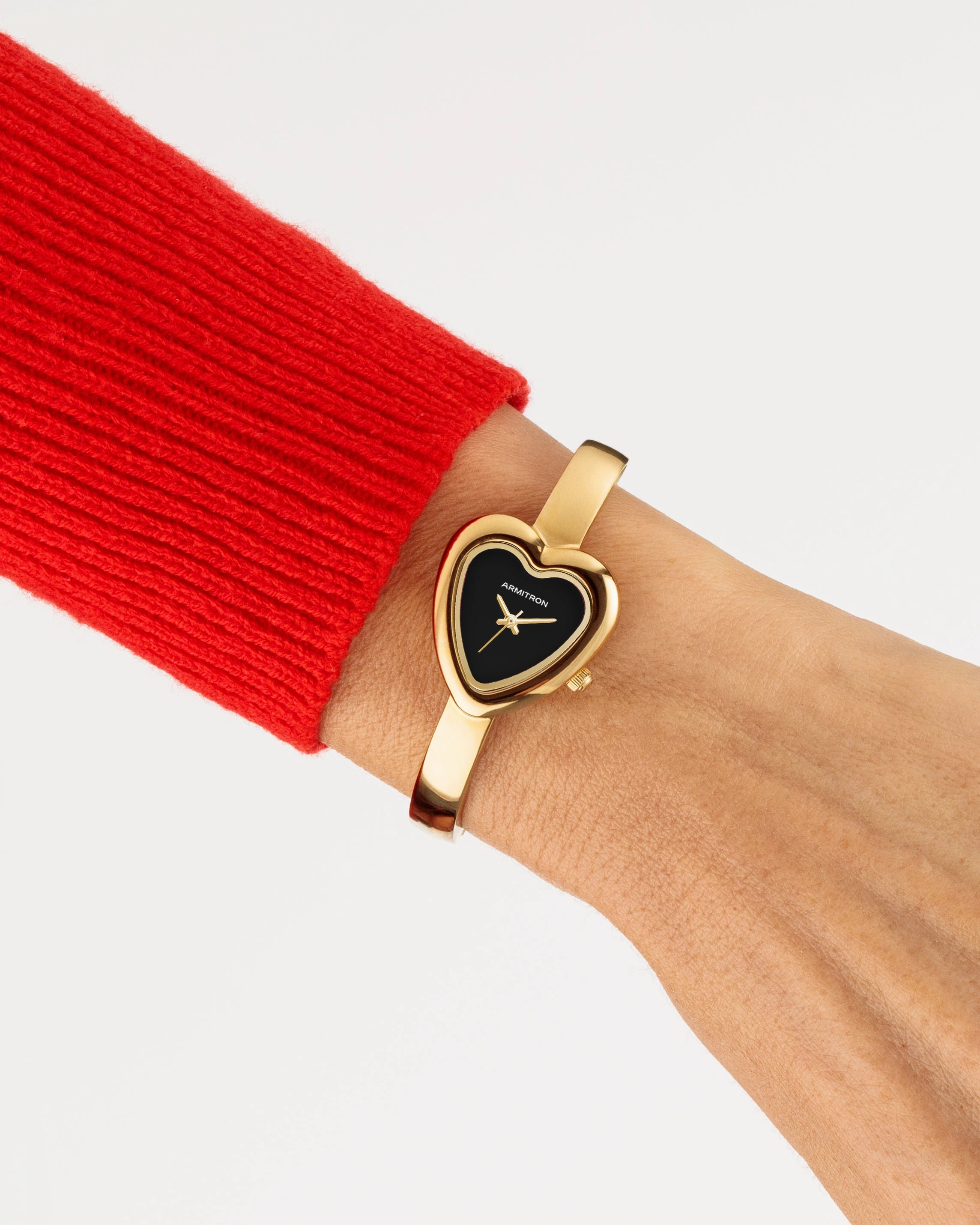 Heart Bangle™ | 24.9mm, Gold/Black