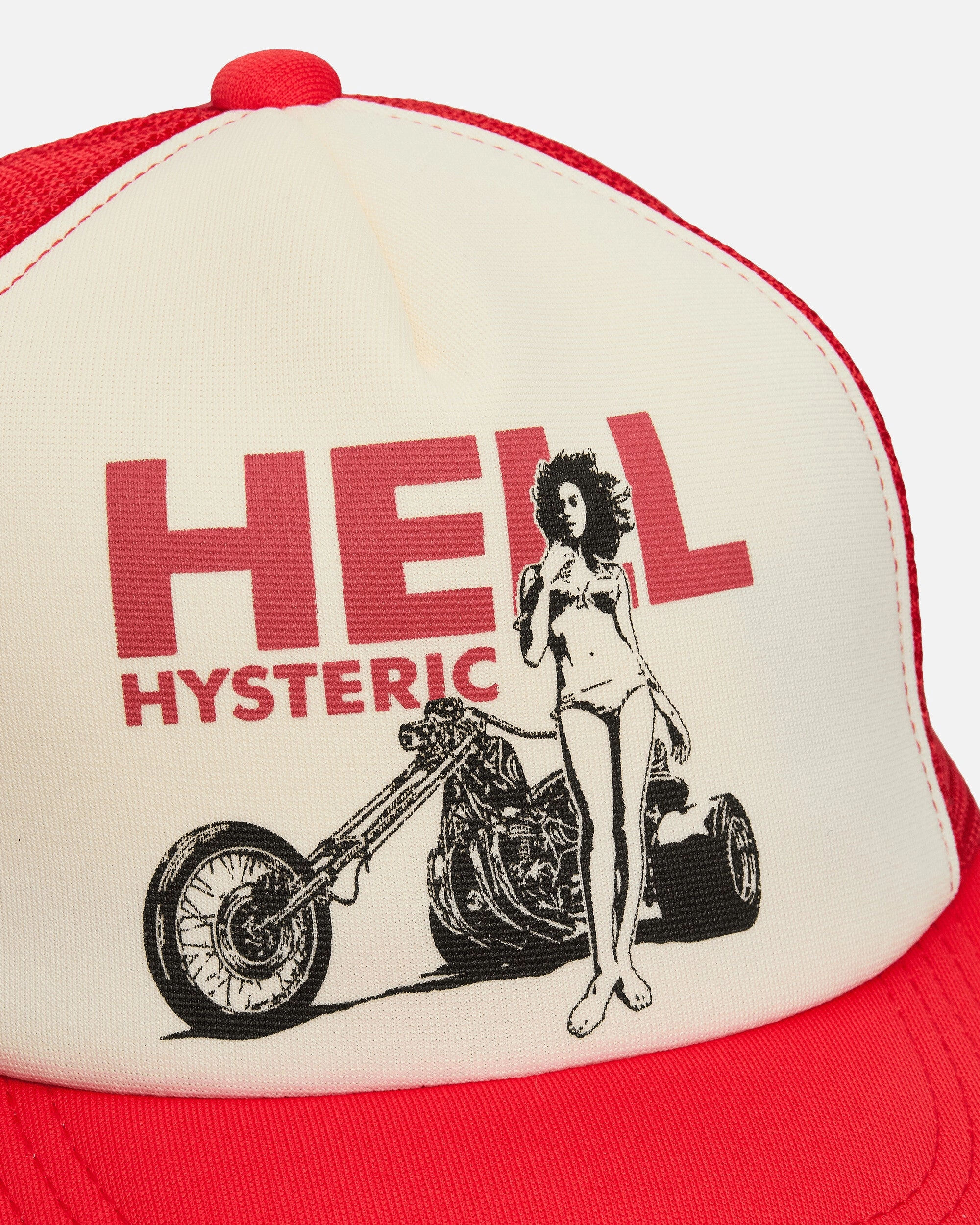 Hell Hysteric Trucker Hat Red