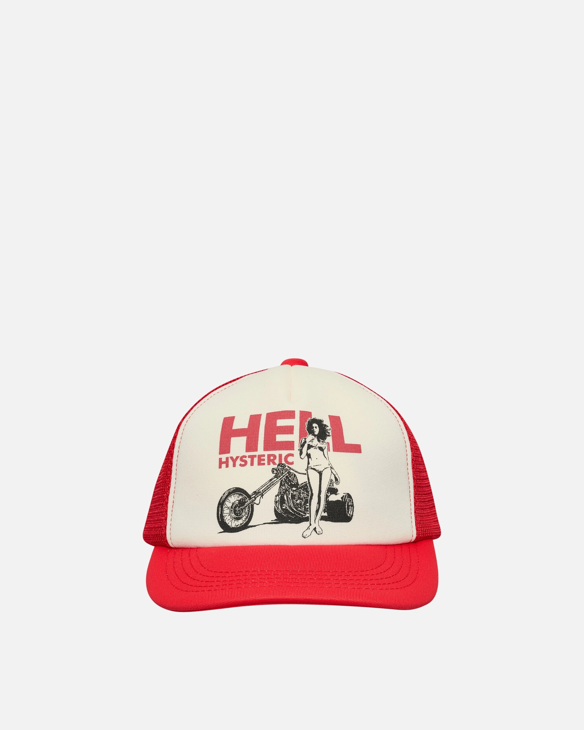 Hell Hysteric Trucker Hat Red