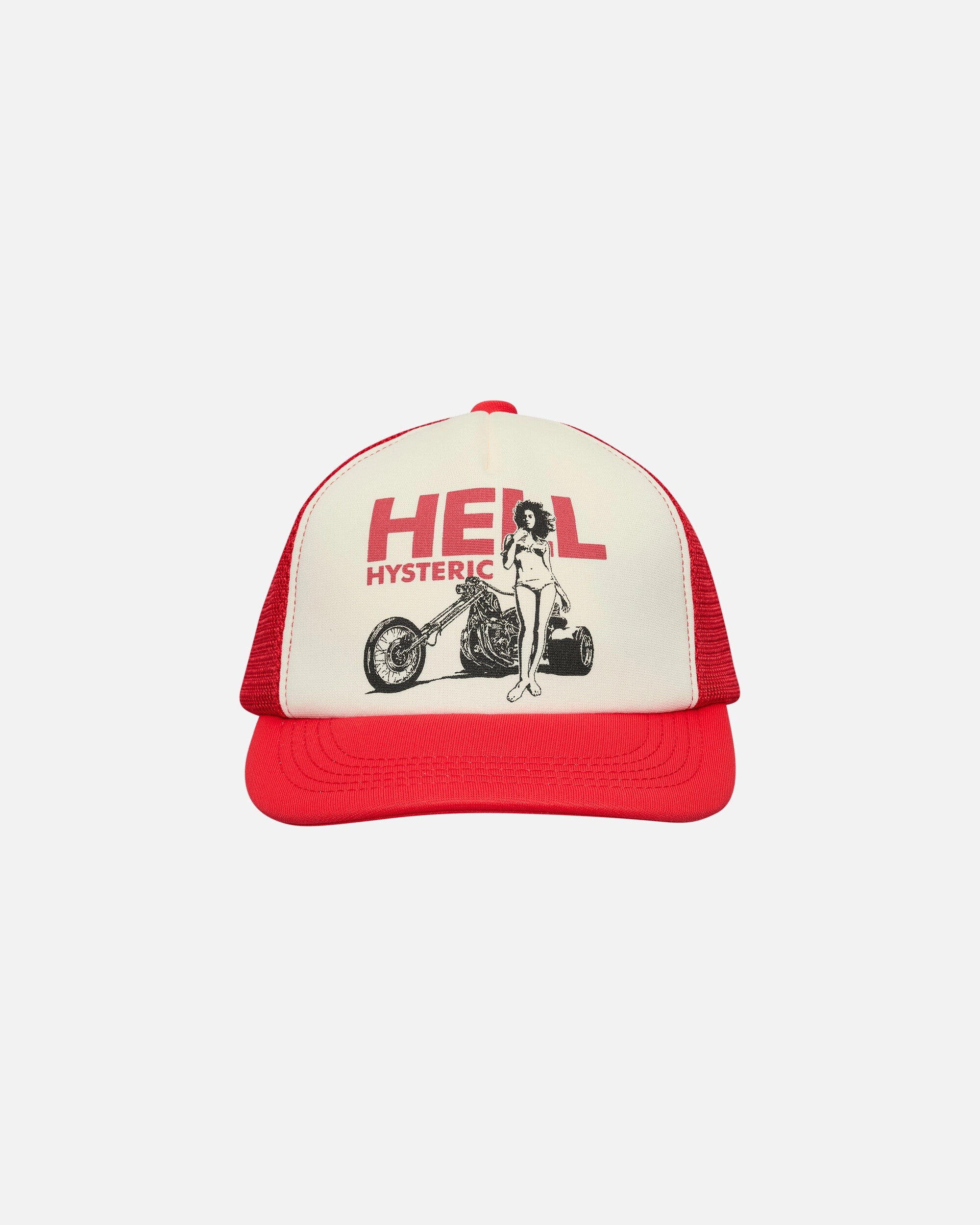 Hell Hysteric Trucker Hat Red