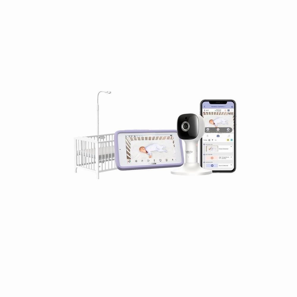 Hubble Connected HCTNPCRB Nursery Pal Crib Edition 5" Smart HD Wi-Fi Video Baby Monitor
