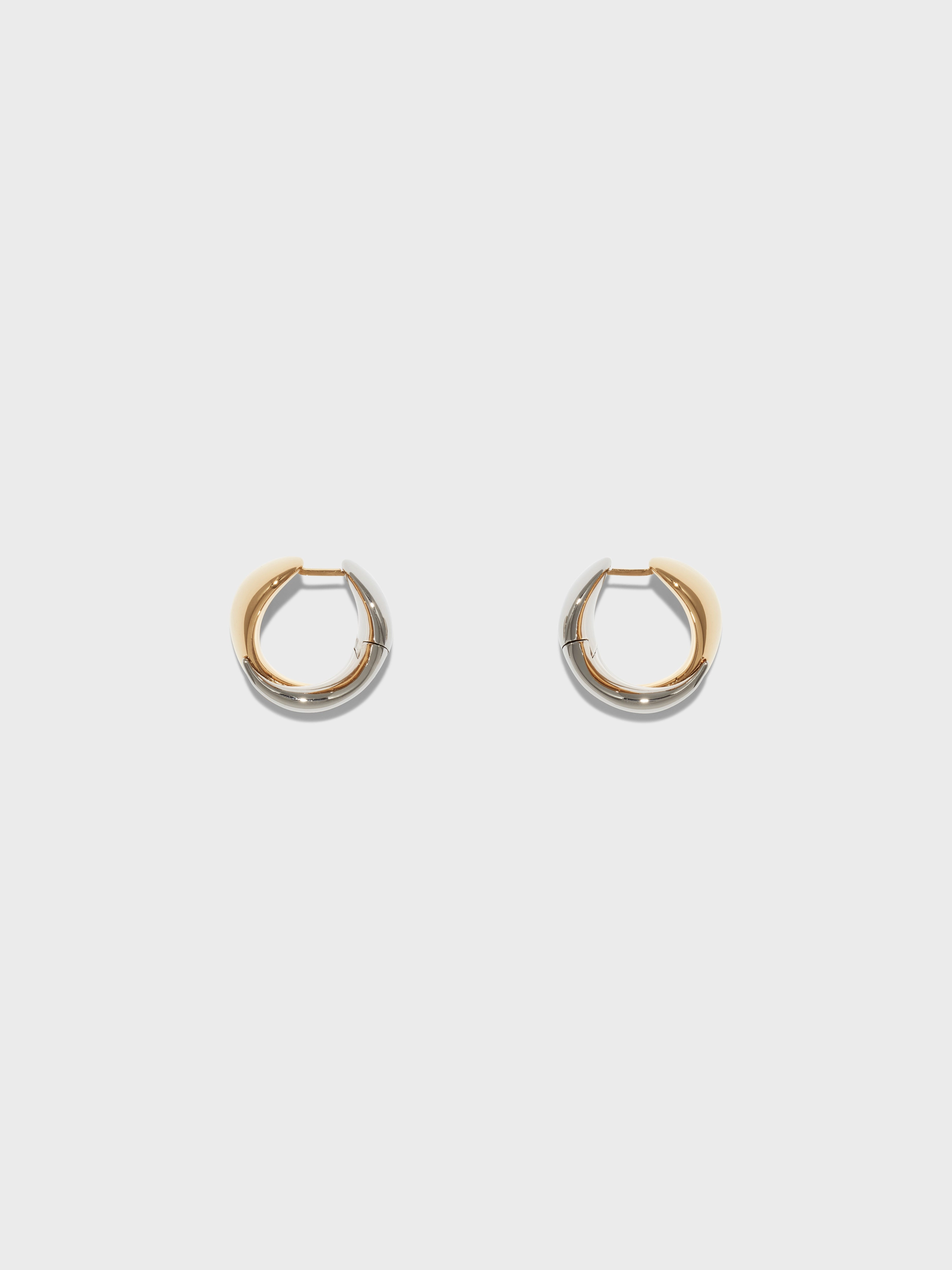 Junior Medium 18kt Gold and Palladium-Plated Earrings