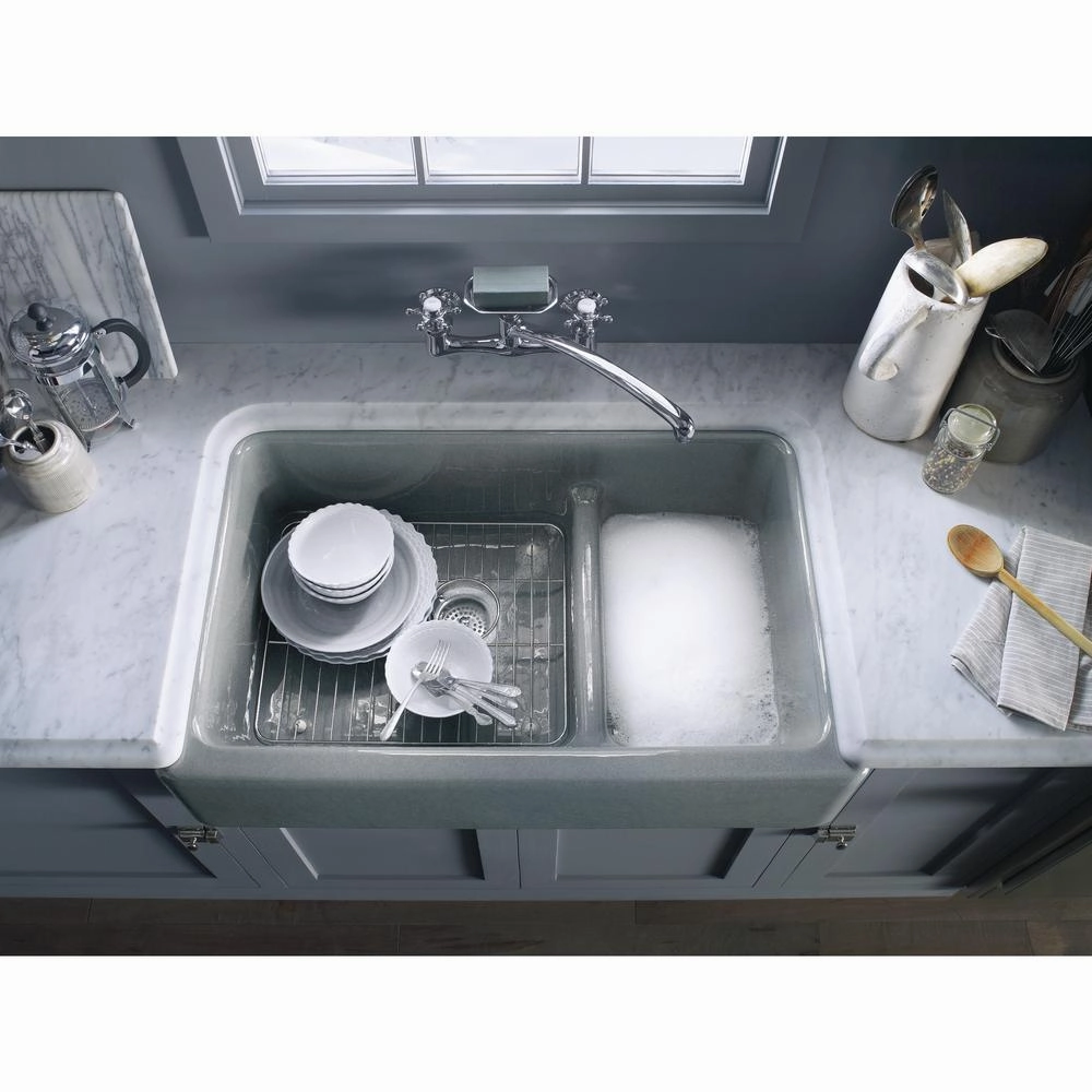 KOHLER K-5828-ST Whitehaven Sink Rack, Large, Stainless Steel