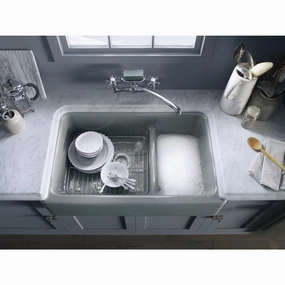 KOHLER K-5828-ST Whitehaven Sink Rack, Large, Stainless Steel
