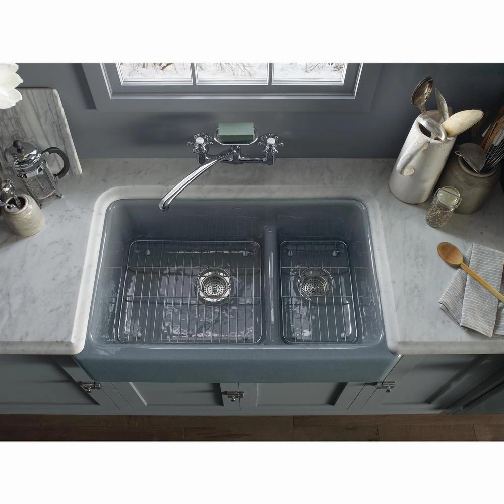 KOHLER K-5828-ST Whitehaven Sink Rack, Large, Stainless Steel