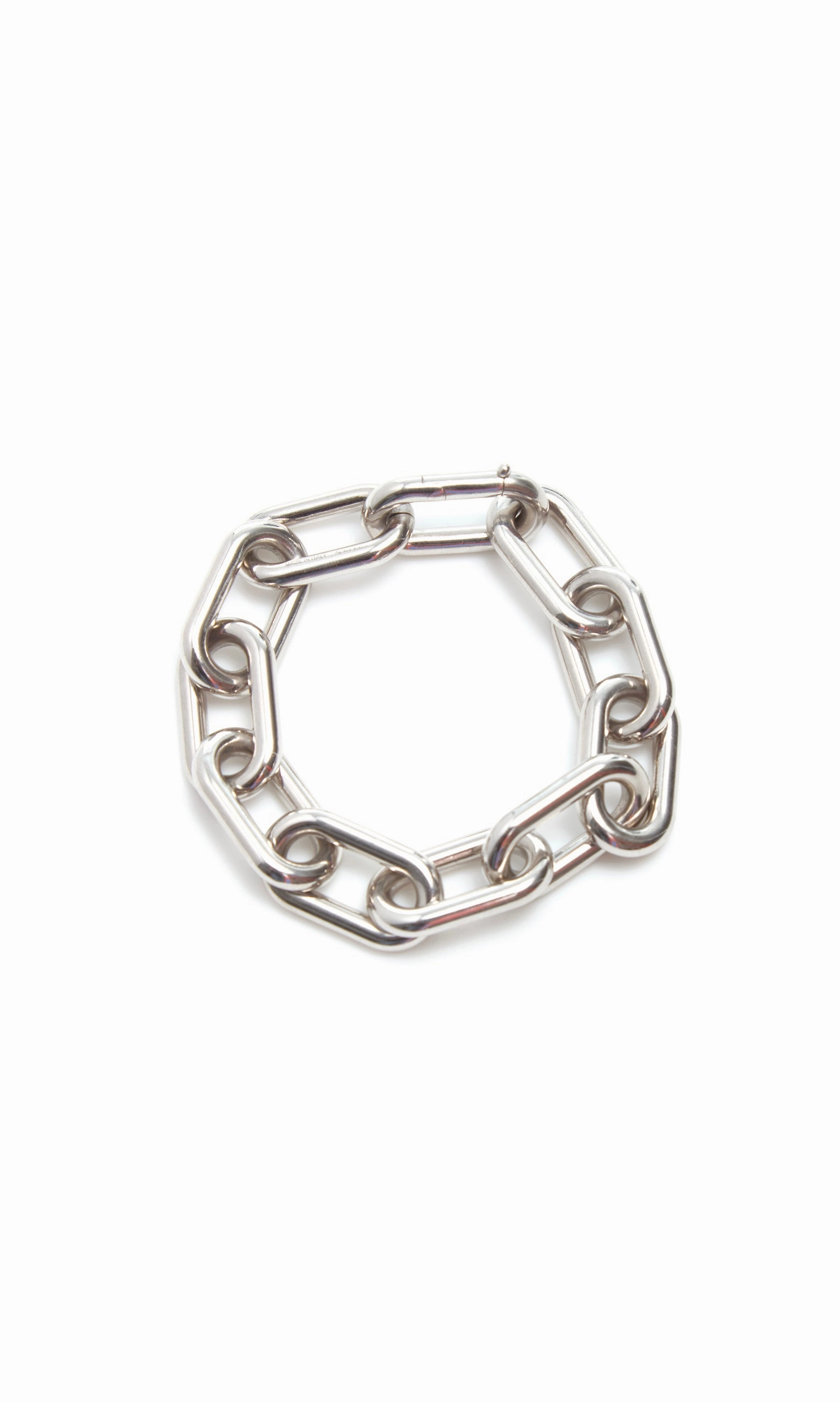 Link Bracelet in 18K White Gold (Big Links)
