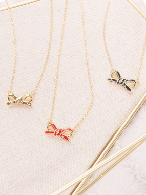 Luxe Bow Necklaces