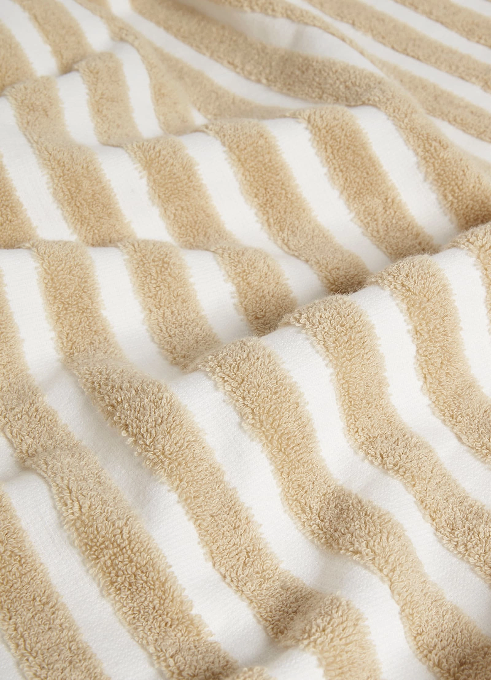 Marina Stripe Towel - Natural