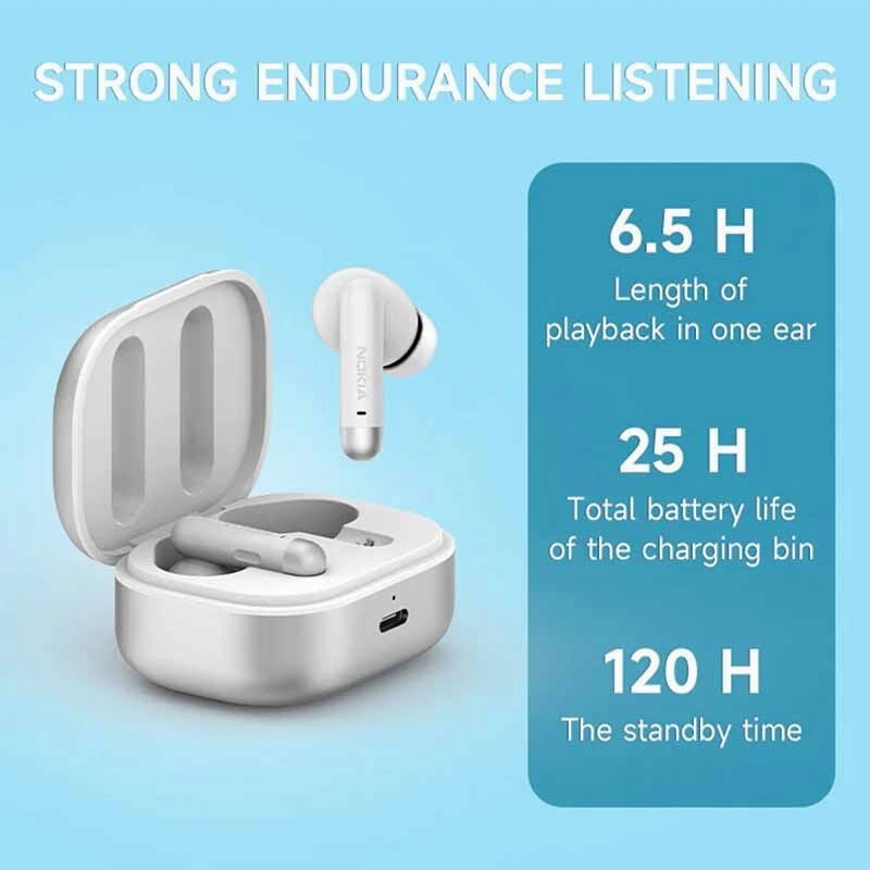Nokia Wireless Earphones [E3511ANC] - Active Noise Cancellation