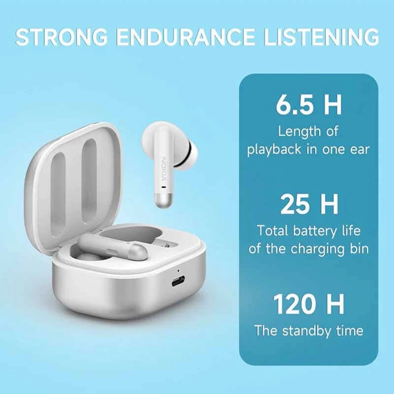 Nokia Wireless Earphones [E3511ANC] - Active Noise Cancellation
