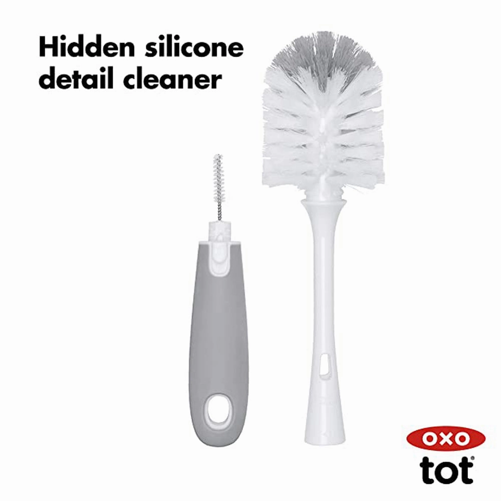 OXO Tot Bottle Brush with Detail Cleaner & Stand