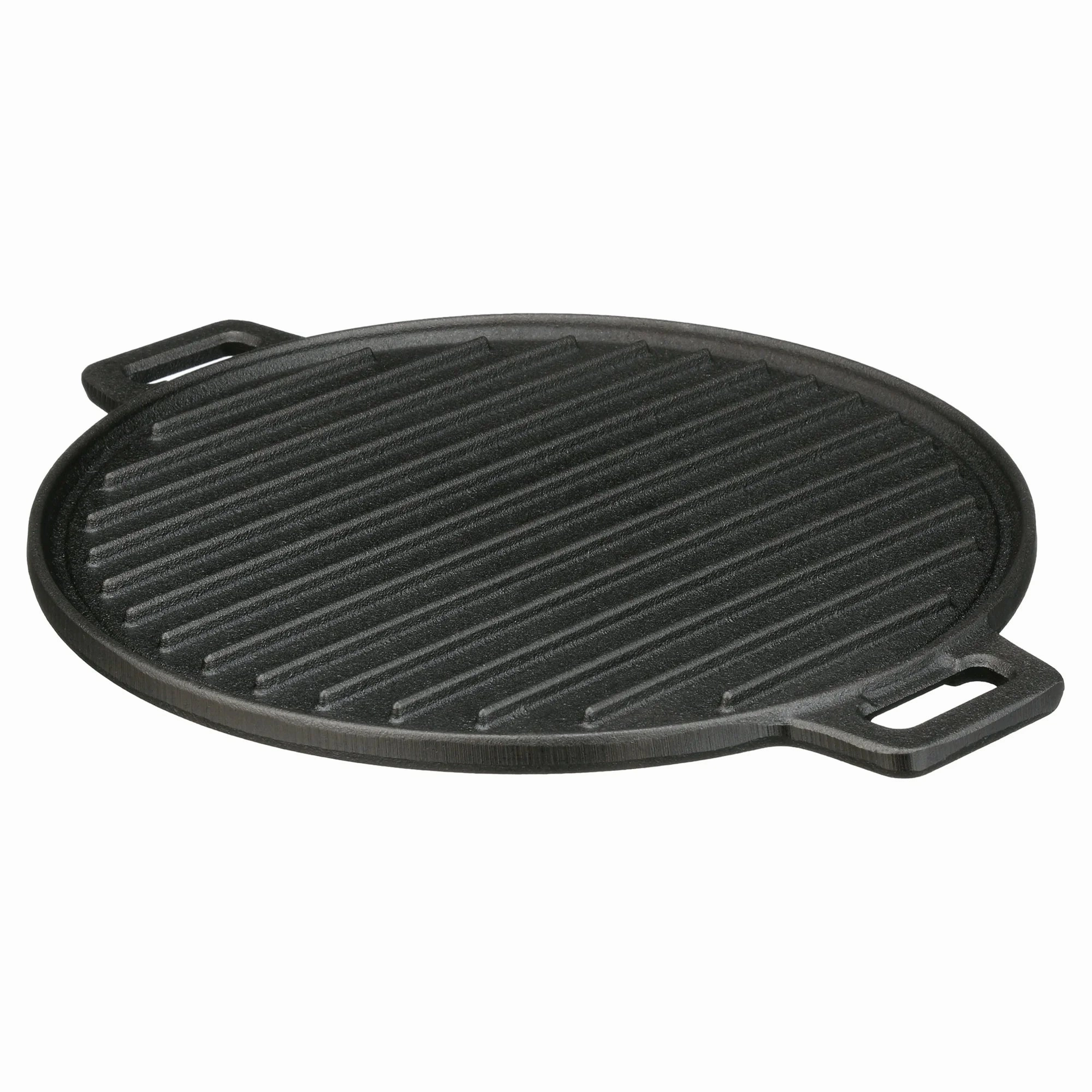 Ozark Trail 4-Piece Cast Iron Skillet Set with Handles and Griddle, Pre-Seasoned, 6", 10.5", 11"