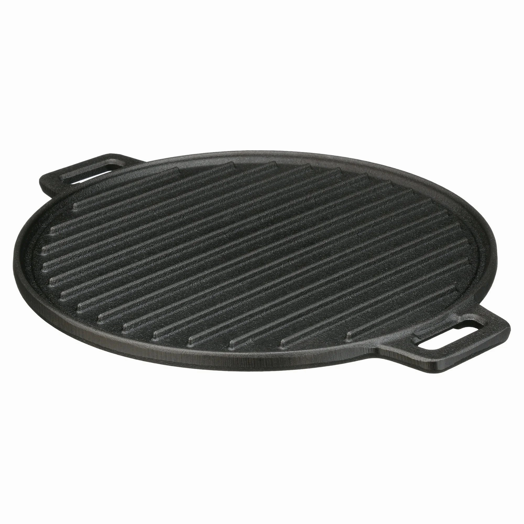 Ozark Trail 4-Piece Cast Iron Skillet Set with Handles and Griddle, Pre-Seasoned, 6", 10.5", 11"