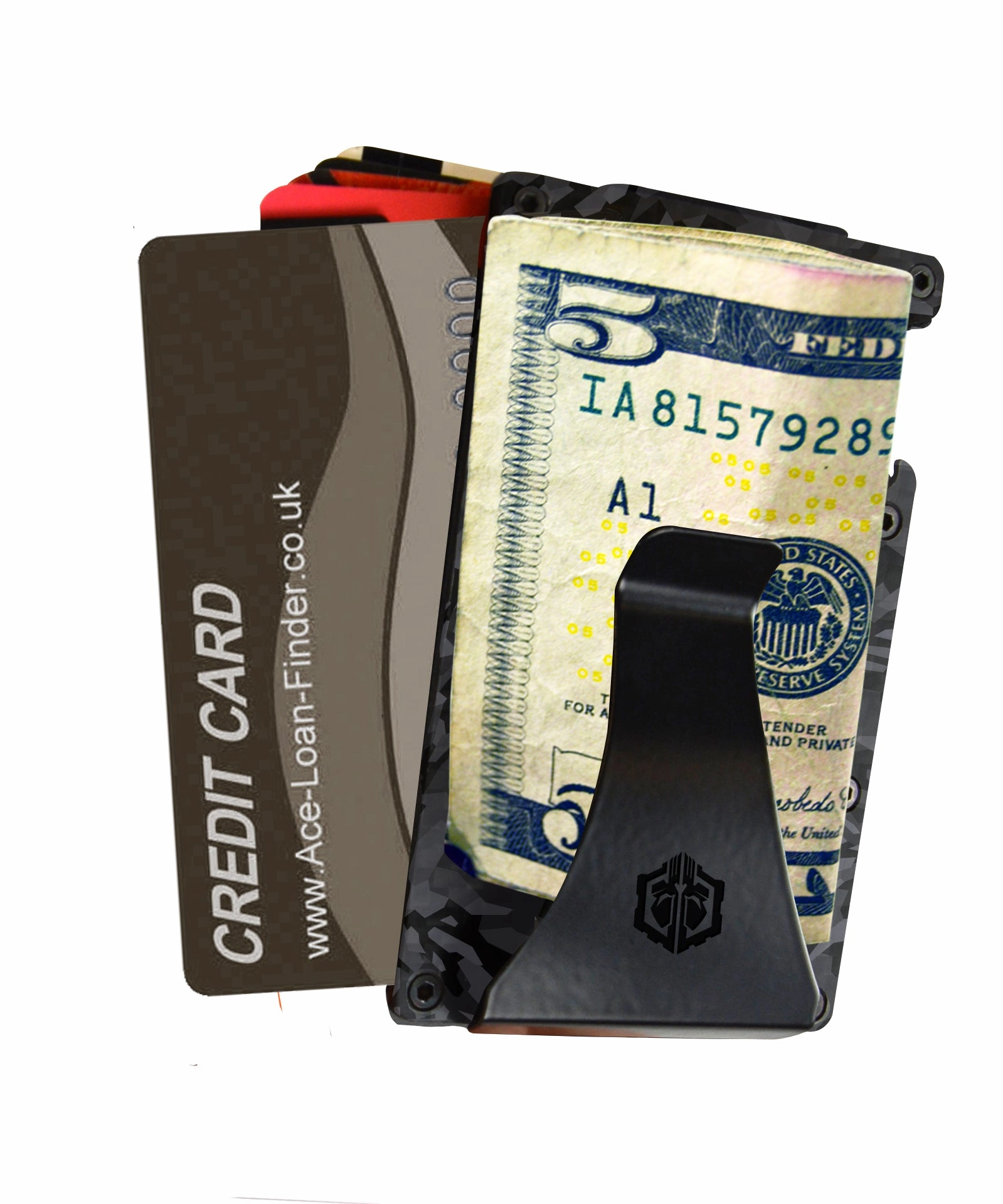 Patriotic Metal RFID Blocking Ultra-Thin Wallet - 6 Pieces Per Retail Ready Display 23147