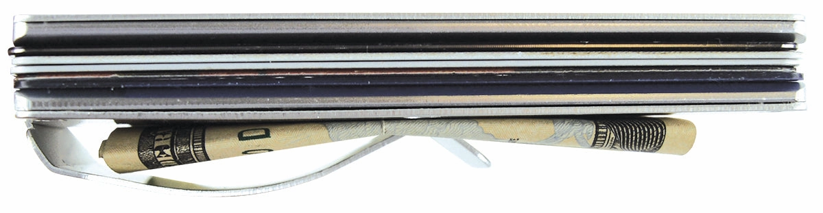 Patriotic Metal RFID Blocking Ultra-Thin Wallet - 6 Pieces Per Retail Ready Display 23147