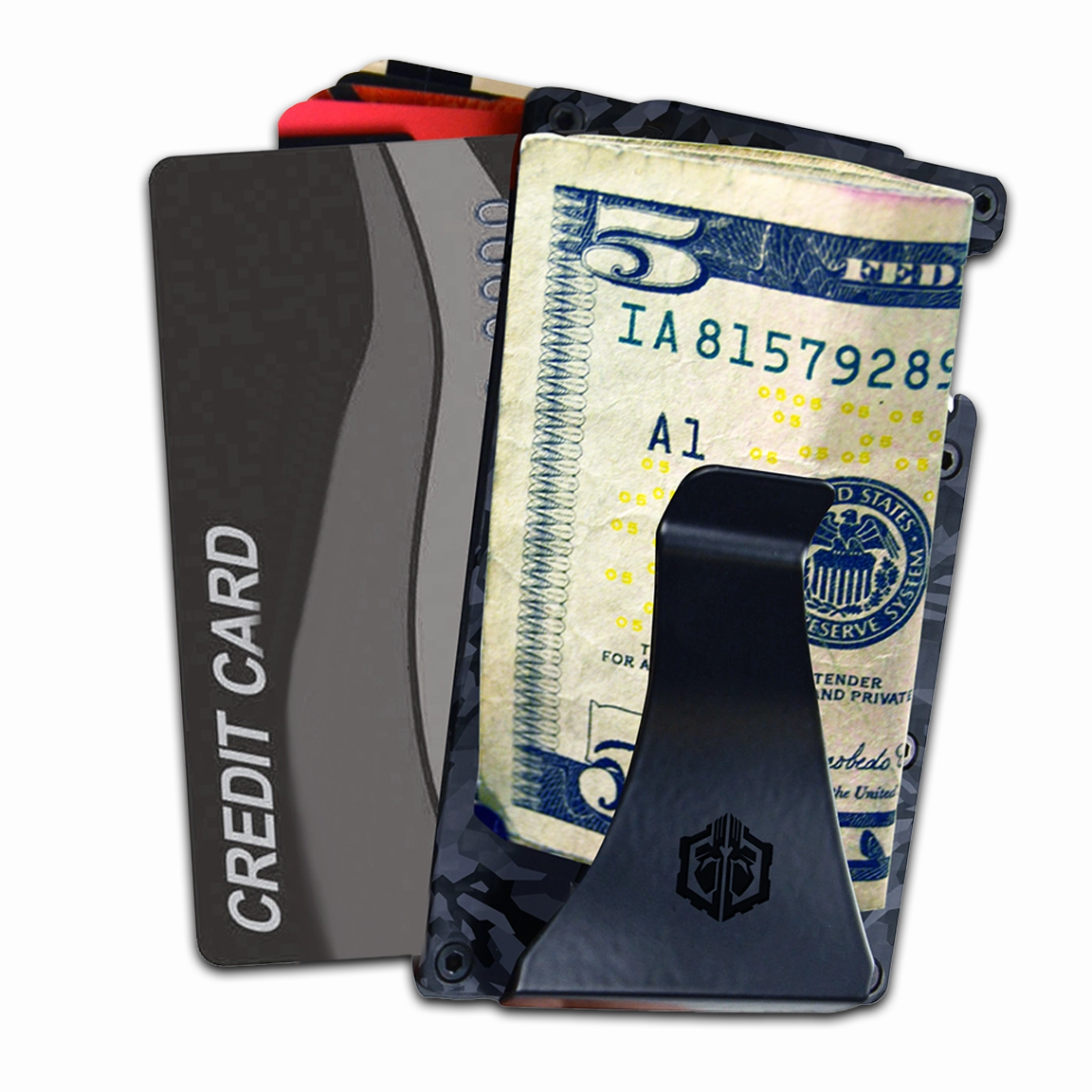 Patriotic Metal RFID Blocking Ultra-Thin Wallet - 6 Pieces Per Retail Ready Display 23991