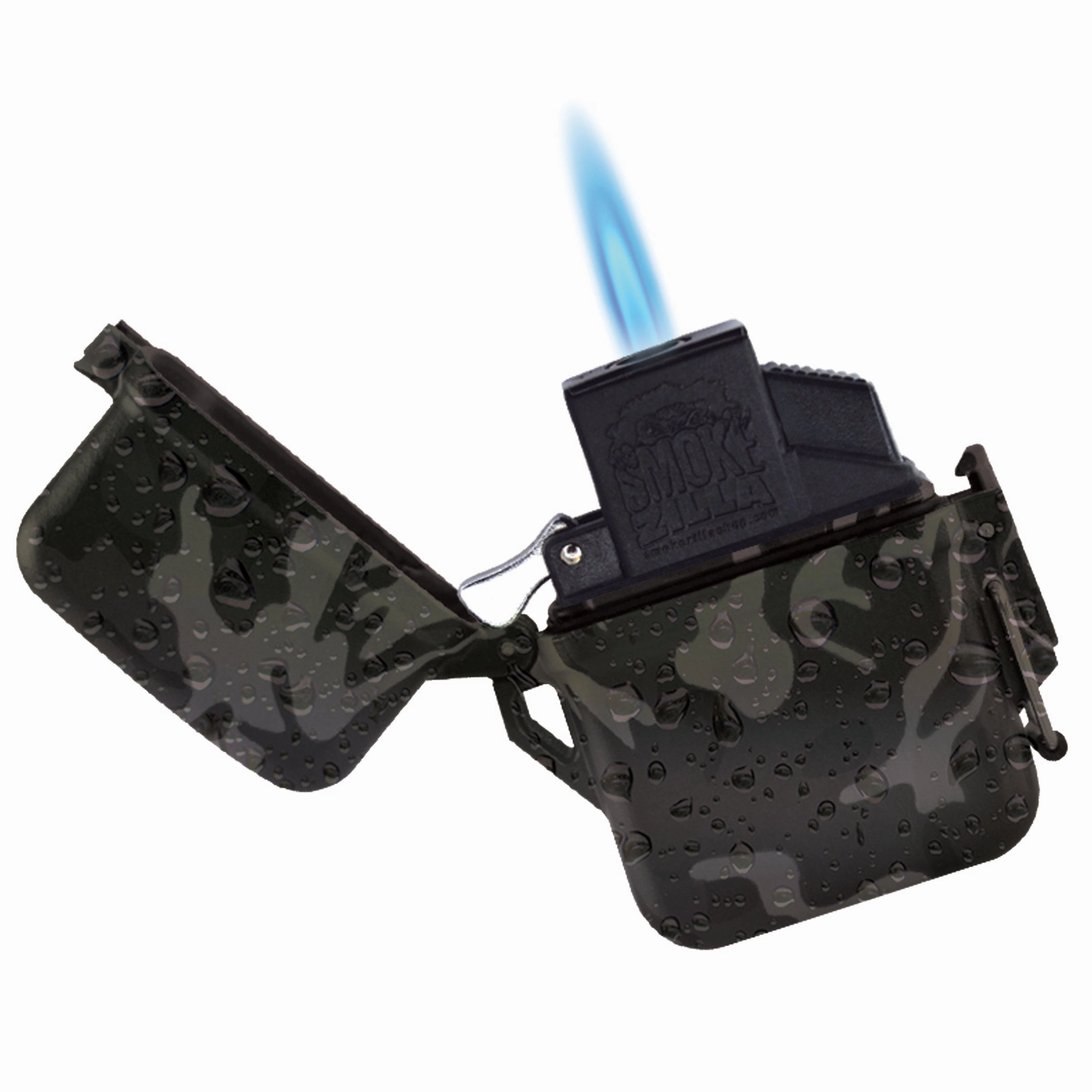 Patriotic Survival Tac Gear Torch Flip Lighter - 12 Pieces Per Retail Ready Display 22968