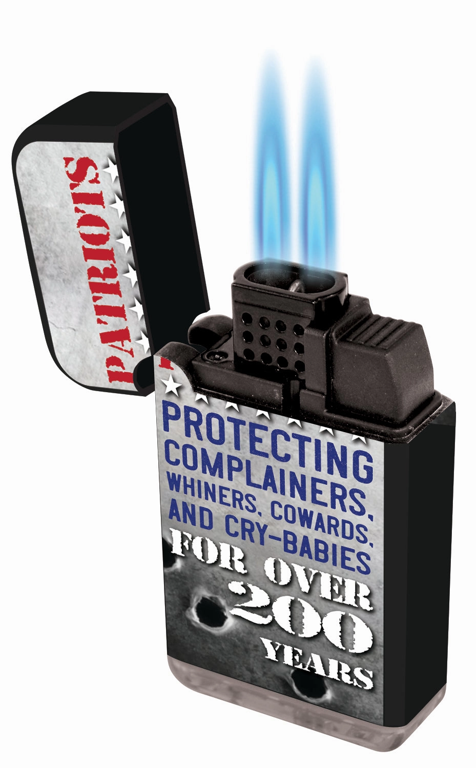 Patriotic Tac Gear Dual Torch Lighter- 15 Pieces Per Retail Ready Display 23086
