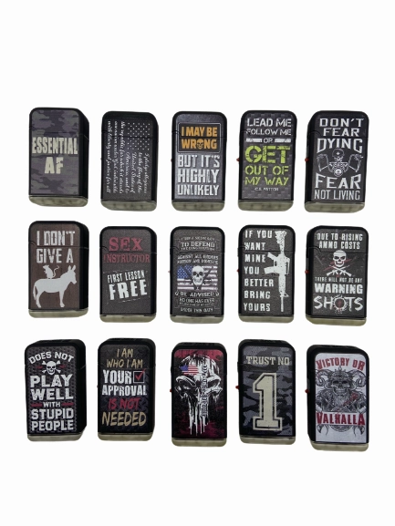 Patriotic Tac Gear Dual Torch Lighter- 15 Pieces Per Retail Ready Display 23087