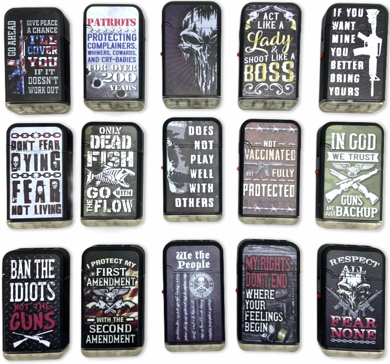 Patriotic Tac Gear Dual Torch Lighter - 15 Pieces Per Retail Ready Display 23637