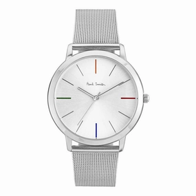 PAUL SMITH P10054 Analogue Silver Dial Men's Mesh Bracelet Watch