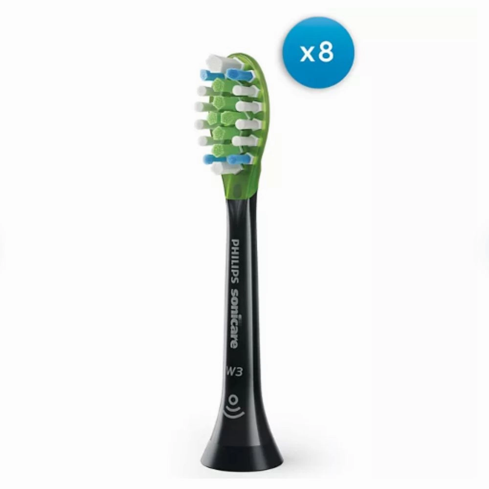 Philips Sonicare Premium Whitening Replacement Brush Heads, Black, 8 ct.