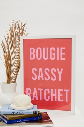 Print Bougie Sassy Rachet A3 Poster Prints