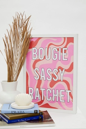 Print Bougie Sassy Rachet A3 Poster Prints