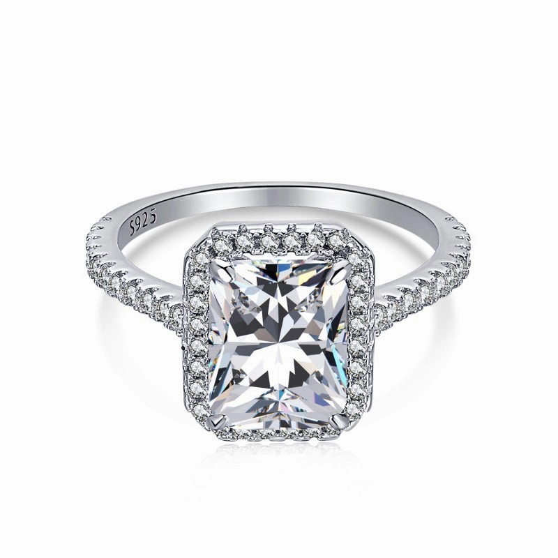 Radiant Garden Diamond Ring