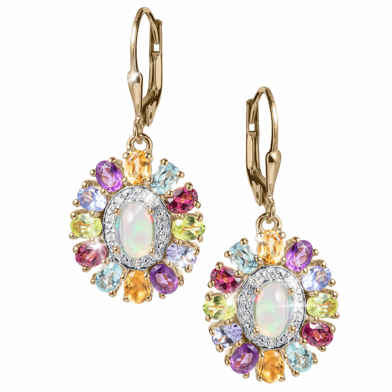 Rainbow Opal Earrings