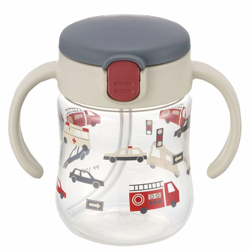Richell - T.L.I Baby Stage 2 Try Straw Clear Training Water Bottle Mug