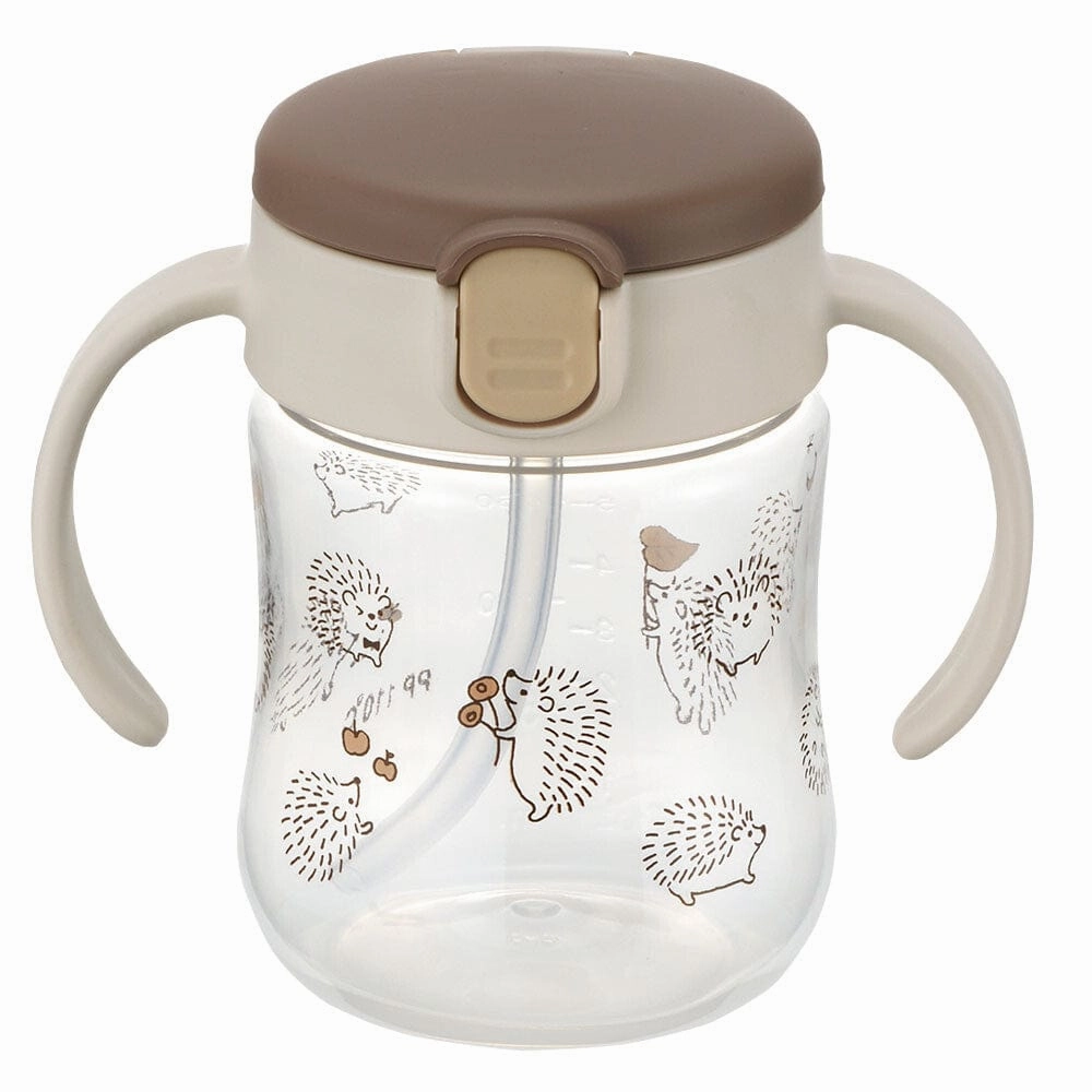 Richell - T.L.I Baby Stage 2 Try Straw Clear Training Water Bottle Mug