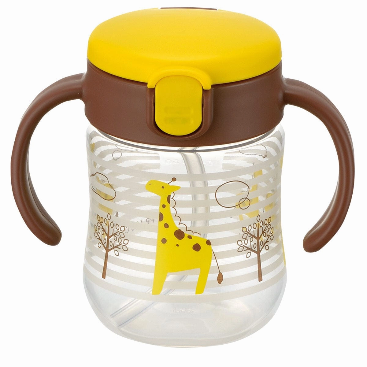 Richell - T.L.I Baby Stage 2 Try Straw Clear Training Water Bottle Mug