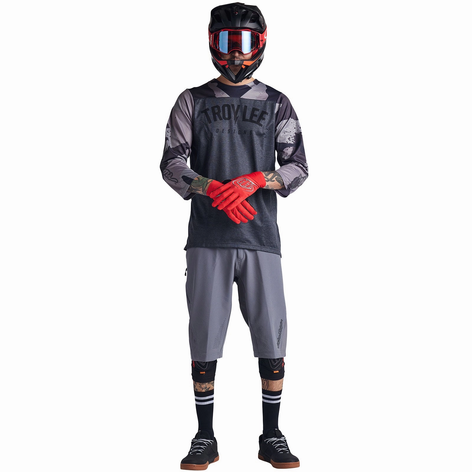 Ruckus 3/4 Jersey Camber Camo Black Heather