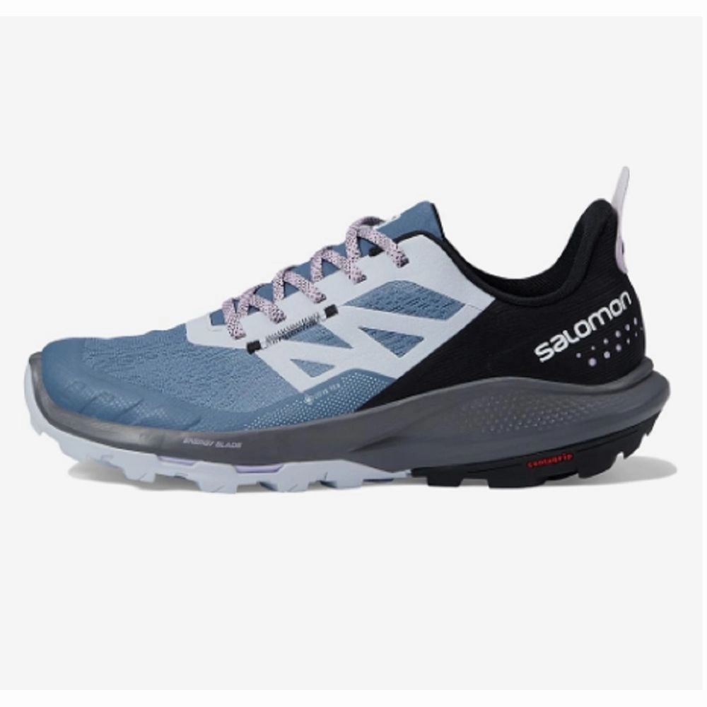 Salomon Outpulse GORE-TEX Hiking Shoes for Ladies - China Blue/Arctic Ice/Orchid Bloom - 8.5M