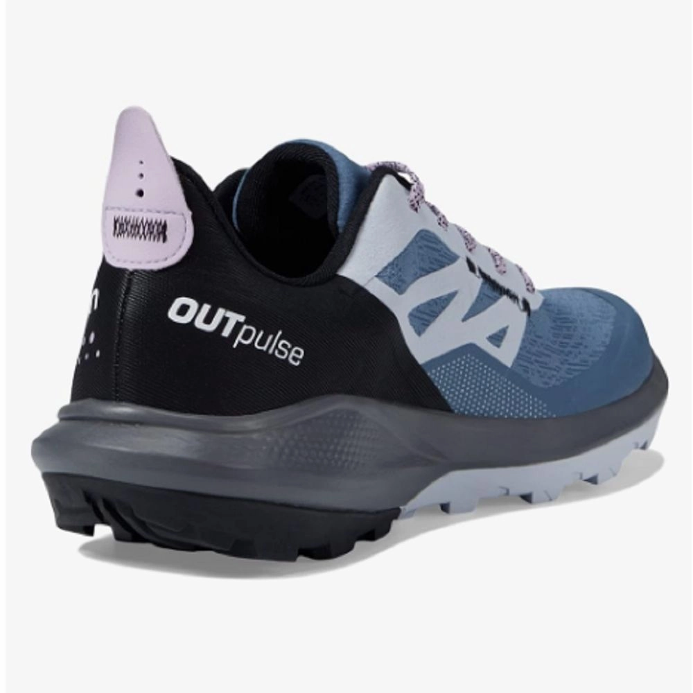 Salomon Outpulse GORE-TEX Hiking Shoes for Ladies - China Blue/Arctic Ice/Orchid Bloom - 8.5M