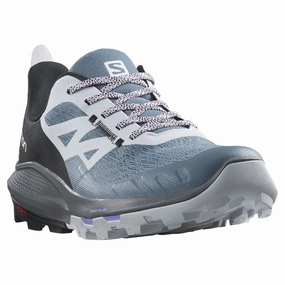 Salomon Outpulse GORE-TEX Hiking Shoes for Ladies - China Blue/Arctic Ice/Orchid Bloom - 8.5M