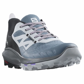 Salomon Outpulse GORE-TEX Hiking Shoes for Ladies - China Blue/Arctic Ice/Orchid Bloom - 8.5M