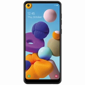 Samsung Galaxy A21 32GB 6.5 Inch Infinity Display Black Cellular Straight Talk SM-A215UZKAXAA - Prepaid Smartphone