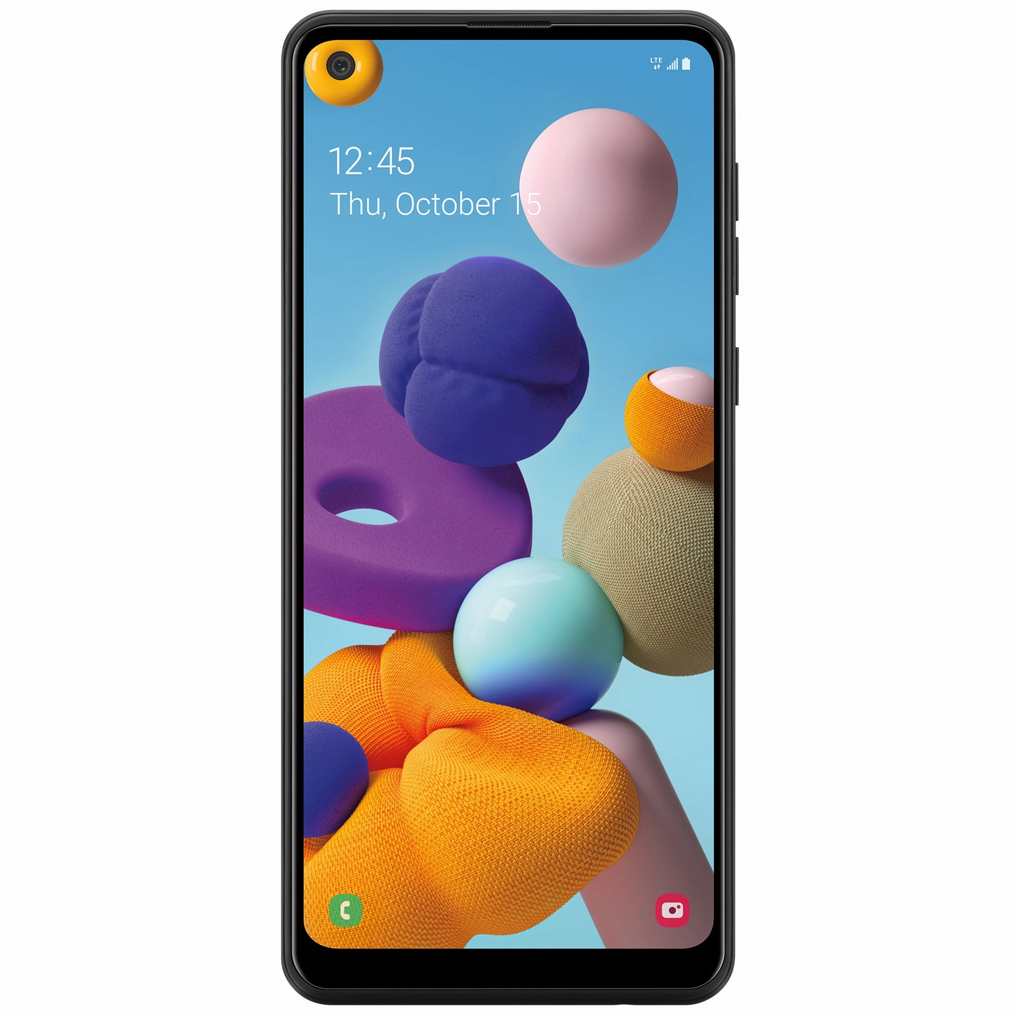 Samsung Galaxy A21 32GB 6.5 Inch Infinity Display Black Cellular Straight Talk SM-A215UZKAXAA - Prepaid Smartphone