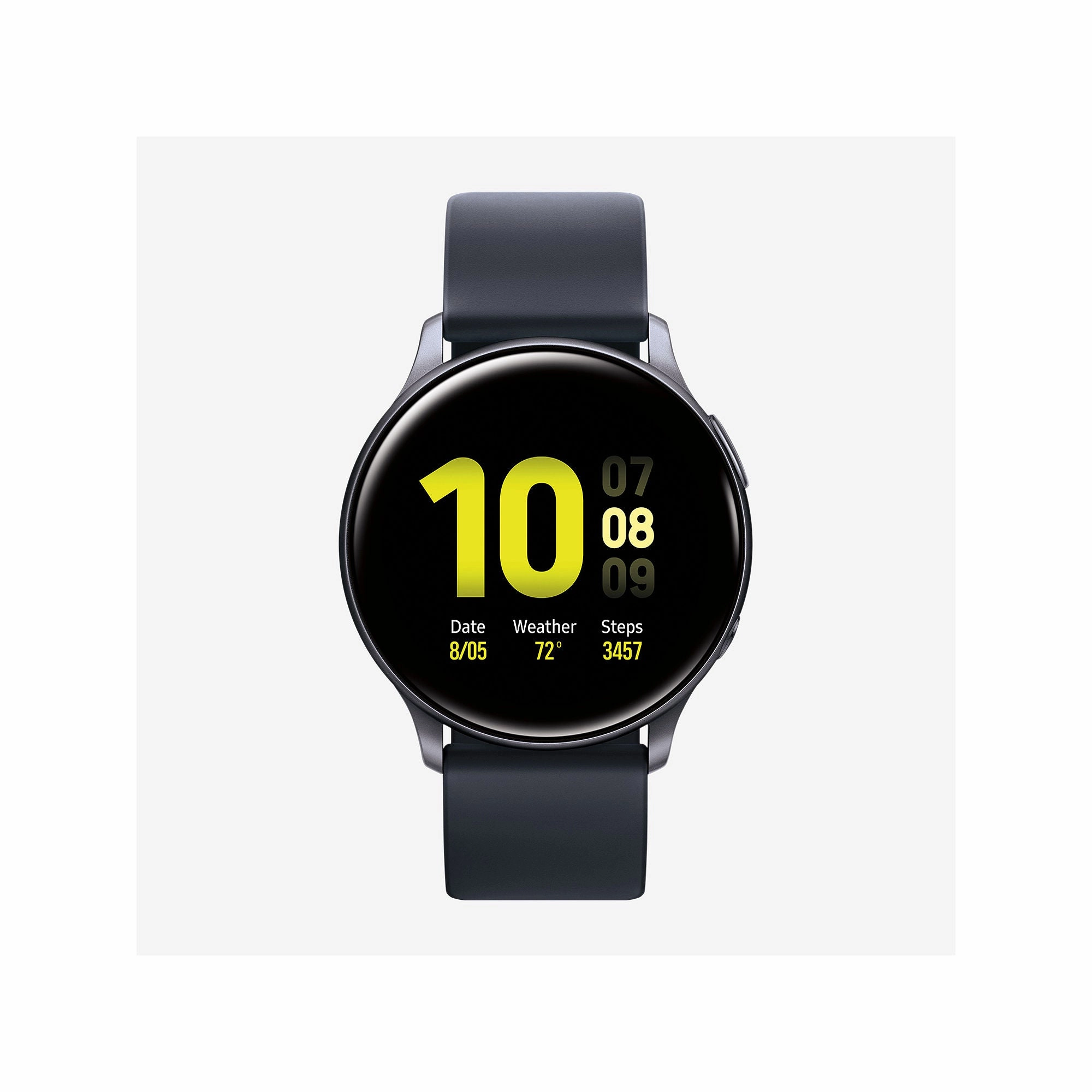Samsung SM-R820NZKAXAR Galaxy Watch Active 2 Aluminum Smart Watch Aqua Black (44mm)