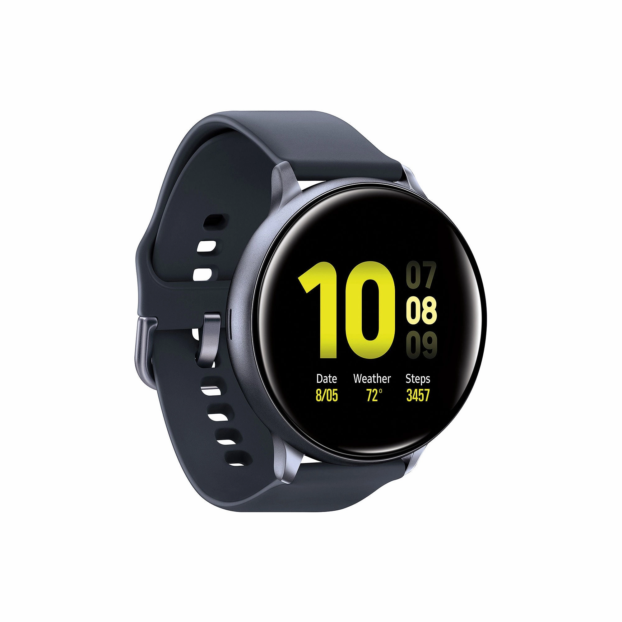 Samsung SM-R830NZKAXAR Galaxy Active 2 Aluminum Smart Watch, Black