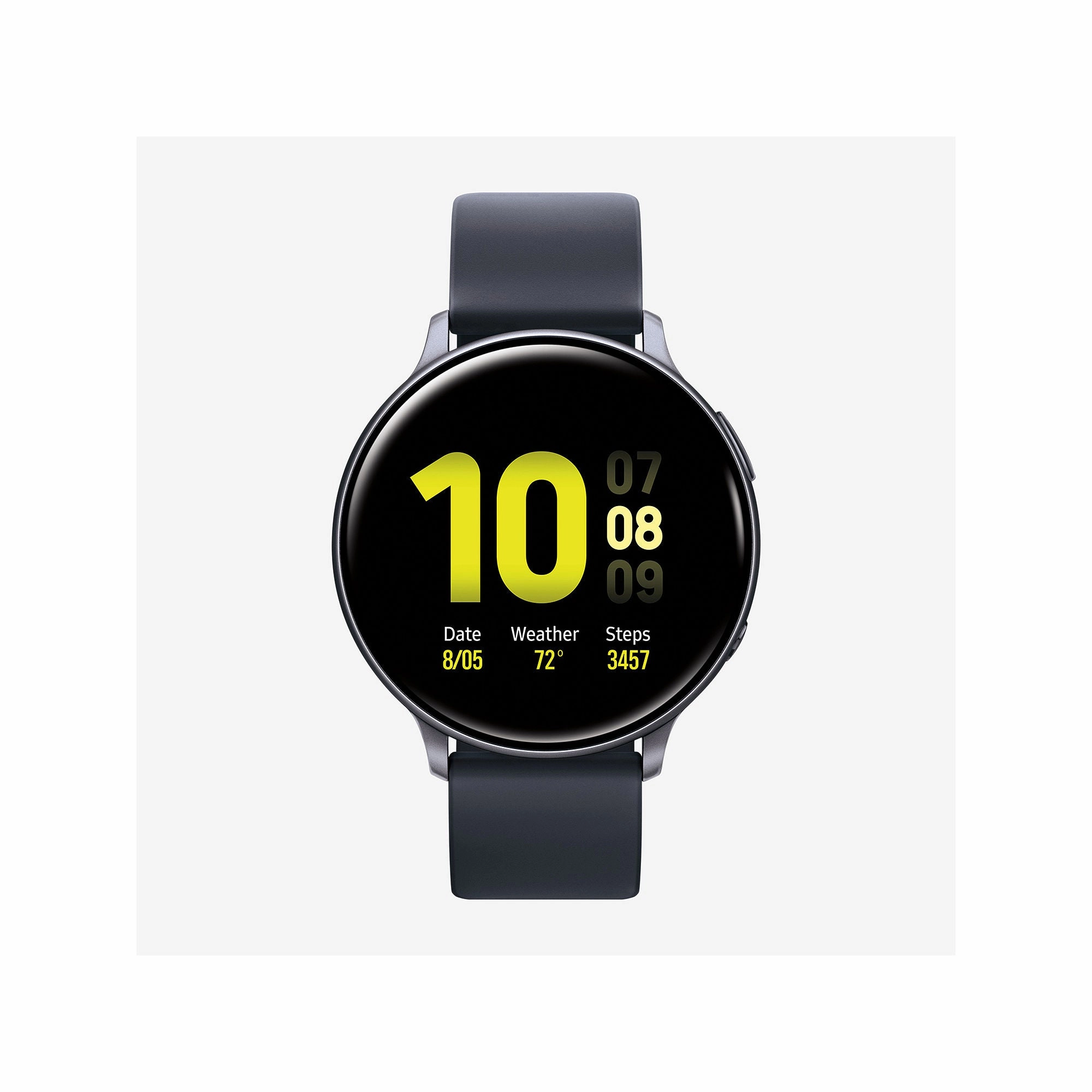 Samsung SM-R830NZKAXAR Galaxy Active 2 Aluminum Smart Watch, Black