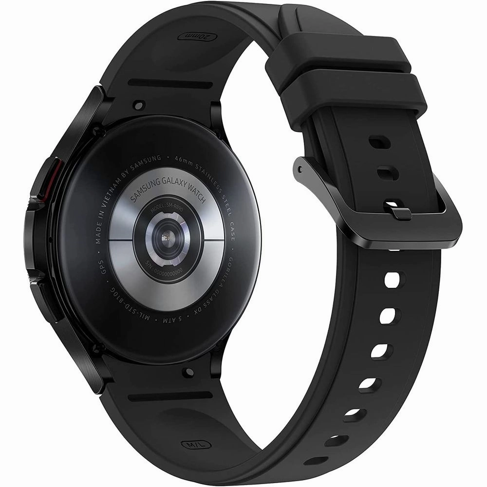SAMSUNG SM-R895UZKNXAA Galaxy Watch 4 LTE 46mm Smartwatch with ECG Monitor Tracker, Black