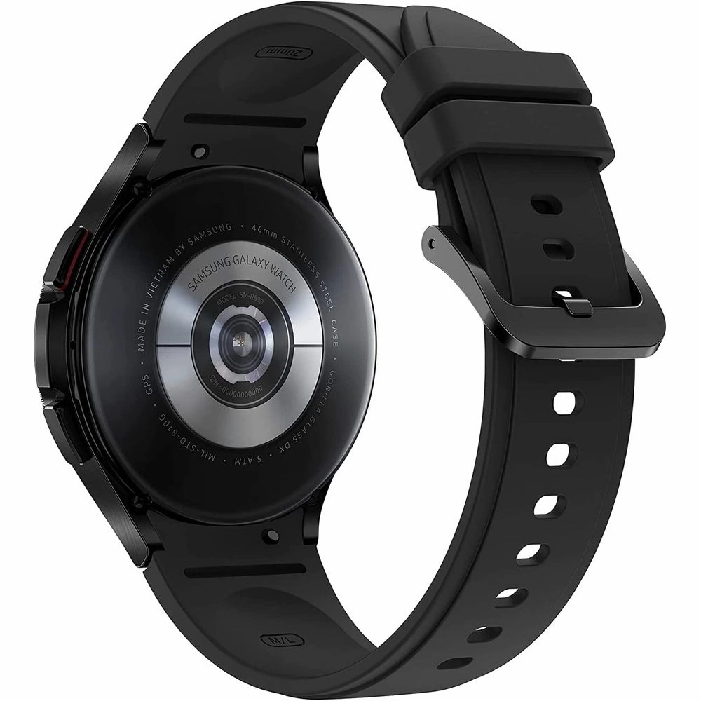 SAMSUNG SM-R895UZKNXAA Galaxy Watch 4 LTE 46mm Smartwatch with ECG Monitor Tracker, Black