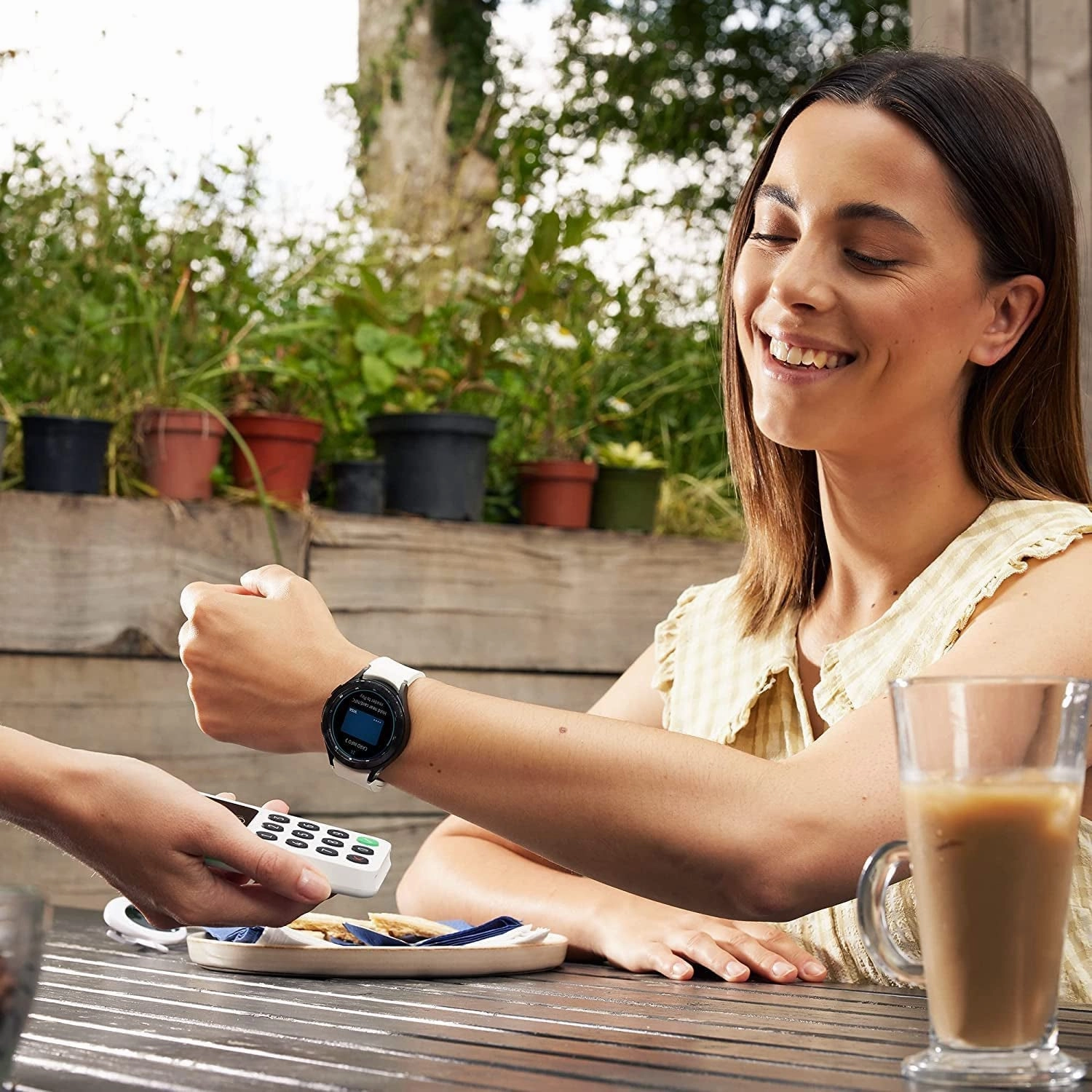 SAMSUNG SM-R895UZKNXAA Galaxy Watch 4 LTE 46mm Smartwatch with ECG Monitor Tracker, Black