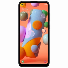 Samsung STSAS115DCPWP Galaxy A11 6.4" Smartphone, Straight Talk/TracFone, 32GB Storage, 2 GB RAM, 13 MP Rear 8 MP Front Camera, Android 10